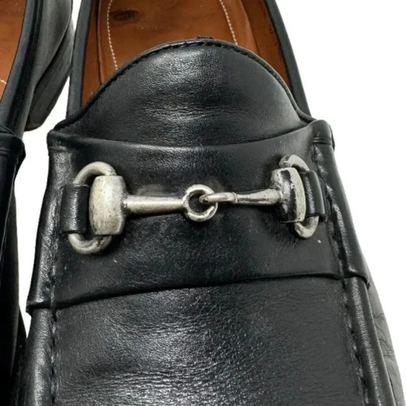 Allen Edmonds Verona II Italy Black Horse-Bit Loafer - Picture 4 of 15